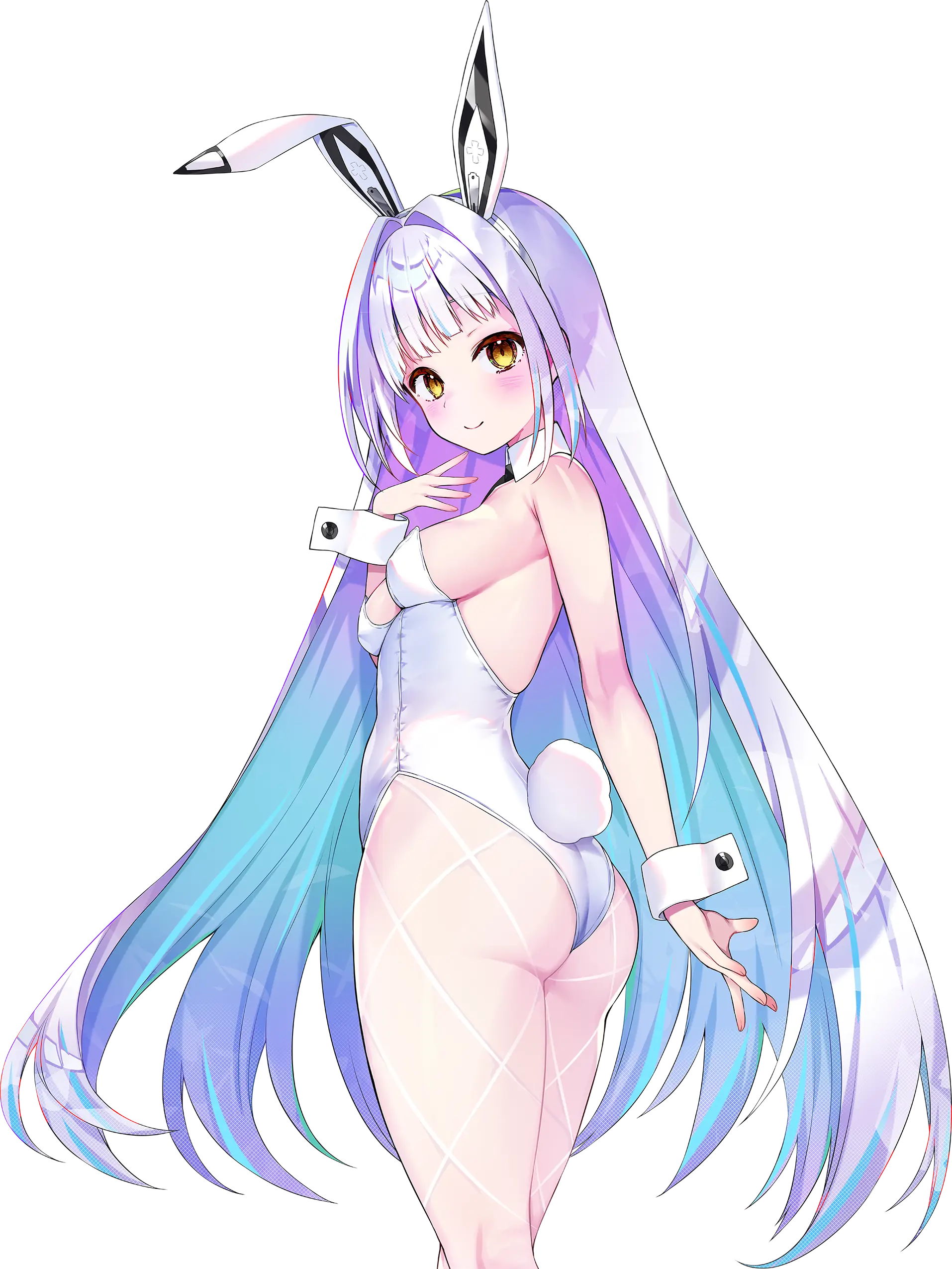 Blanc Bunny Sticker