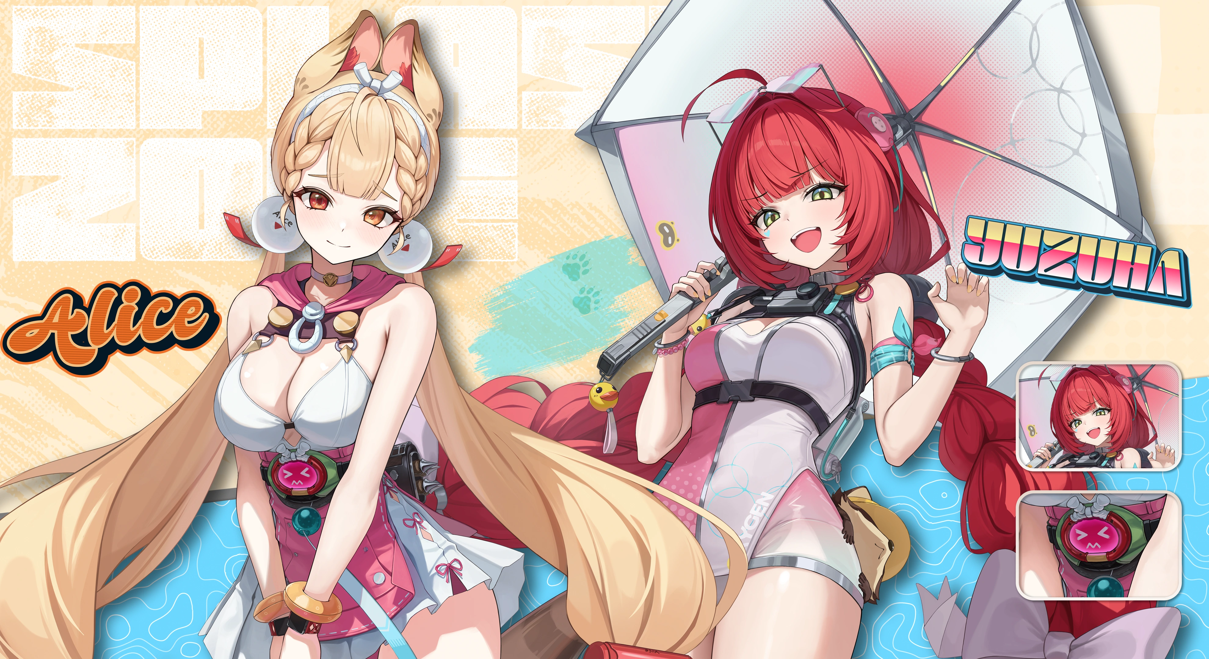 Yuzuha & Alice key art