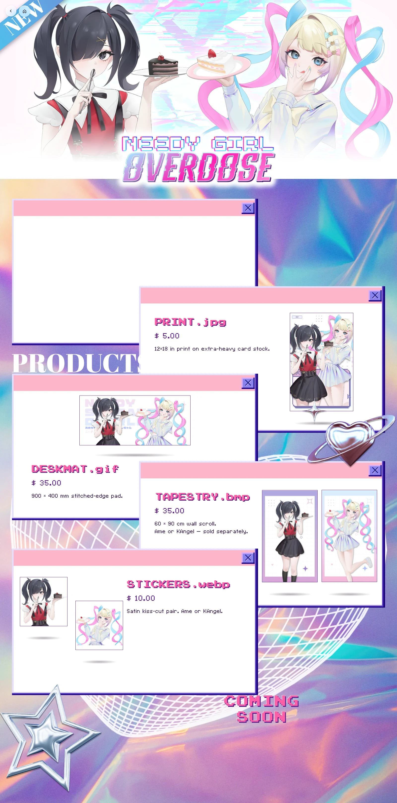 NSO themed storefront full page